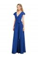 Sydney Flutter Sleeves Faux Wrap Chiffon Bridesmaid Dress