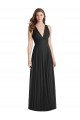 Sydney Full Length V-Neck Chiffon Bridesmaid Dress with Wide Criss Cross Straps