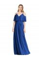 Sydney Spaghetti Straps V-Neck Chiffon Bridesmaid Dress with Sash Tie
