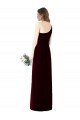 One Shoulder Chiffon Trumpet Bridesmaid Dress