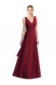 Sydney Sleeveless V-Neck Chiffon Wrap Bridesmaid Dress