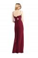 Sydney Tie-Back Cutout Trumpet Chiffon Bridesmaid Dress with Front Slit