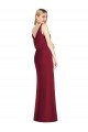 Sydney Blouson Bodice Chiffon Bridesmaid Dress with Front Slit