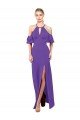 Sydney Slim A-Line Chiffon Bridesmaid Dress with Off The Shoulder Ruffle Sleeves
