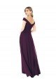 Sydney Classic Off the Shoulder Draped Chiffon Bridesmaid Dress