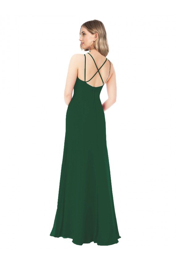 Sydney Criss Cross Strappy Chiffon Bridesmaid Dress