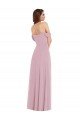 Sydney Off the Shoulder Draped Sleeve Maxi Bridesmaid Dress with Front Slit