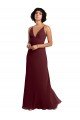 Sydney Notched Neckline Empire Waist Chiffon Slip Bridesmaid Dress