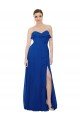 Sydney Ruffled Chiffon Strapless Bridesmaid Dress