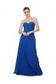 Sydney Strapless Sweetheart Draped Chiffon Bridesmaid Dress