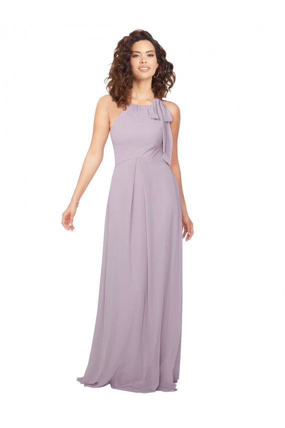 Sydney Halter Neck Bridesmaid Dress with Bow