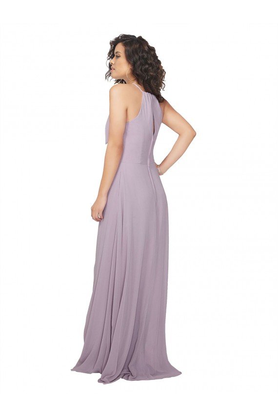 Sydney Halter Neck Bridesmaid Dress with Bow