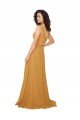 Sydney Boho Chiffon Bridesmaid Dress with Tied Straps