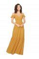 Sydney Ruched Keyhole Back Boho Chiffon Bridesmaid Dress