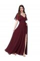 Sydney Chiffon Flutter Sleeve Sweetheart Bridesmaid Dress