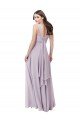 Sydney Draped Chiffon Bridesmaid Dress with Sash