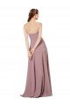 Sydney Strapless Chiffon Bridesmaid Dress with Notched Neckline