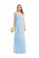 Sydney Tie Shoulder Bustier Bodice Ruffle Hem Maxi Bridesmaid Dress
