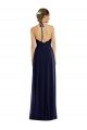 Sydney Tie Neck Lace Halter Pleated Skirt Maxi Bridesmaid Dress