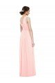 Sydney V-Neck Full Length Chiffon Bridesmaid Dress