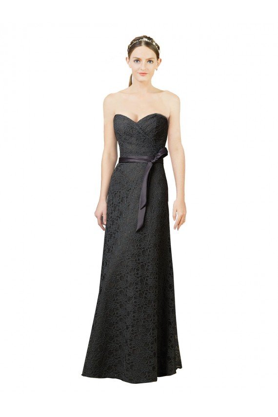 Sydney Strapless Lace Bridesmaid Dress with Sweetheart Neckline
