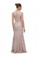 Sydney Long Sleeveless All Lace Bridesmaid Dress / Prom Dress with Scoop Neckline