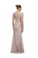 Sydney Sweetheart Neckline Cap Sleeves Lace Bridesmaid Dress / Prom Dress with Twist
