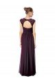 Sydney Long Chiffon Sweetheart Bridesmaid with Lace Straps and Keyhole Back
