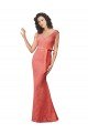 Sydney Mermaid Long V-Neck Lace Bridesmaid Dress with Open Back
