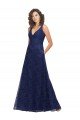 Sydney Chantilly Lace V-Neck Bridesmaid Dress