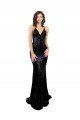 Sydney Sleek Fishtail Shaped Open Back Formal Sequin Bridesmaid Dress / Prom Dress