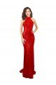 Sydney Halter High Neck Mermaid Open Back Formal Sequin Bridesmaid Dress / Prom Dress