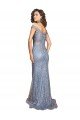 Sydney Off the Shoulder Sweetheart Neckline Formal Sequin Bridesmaid Dress / Prom Dress with Thigh High Slit
