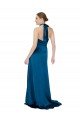 Sydney Halter Neck Formal Silky Satin Bridesmaid Dress / Prom Dress