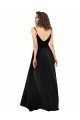 Sydney High Low V-Neckline Formal Silky Satin Tulip Bridesmaid Dress / Prom Dress with Wrap Skirt