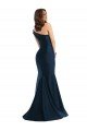 Sydney Bias-Cuff One Shoulder Formal Silky Satin Mermaid Bridesmaid Dress / Prom Dress with Side Slit