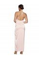 Sydney One Shoulder Full Length Long Silky Satin Bridesmaid Dress / Prom Dress with Thigh Split