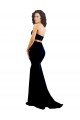 Sydney Two Piece High Neck Formal Crepe Bridesmaid Dress / Prom Dress