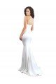 Sydney Sweetheart Strapless High Neck Long Formal Crepe Bridesmaid Dress / Prom Dress