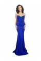 Sydney Sweetheart Flower Neckline High Neck Formal Crepe Bridesmaid Dress / Prom Dress