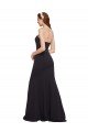 Sydney Strapless Bodycon Long Formal Crepe Bridesmaid Dress / Prom Dress with High Slit