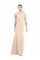 Sydney V-Spaghetti Strap Open Back Bateau Neck Trumpet Bridesmaid Dress / Prom Dress