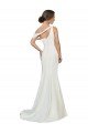 Sydney One Shoulder Formal Crepe Bridesmaid Dress / Prom Dress with Draped Off the Shoulder Strap