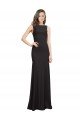 Sydney Sleeveless Bateau Neckline Crepe Bridesmaid Dress / Prom Dress with Twist Back