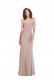 Sydney Strapless Princess Line Formal Crepe Mermaid Bridesmaid Dress / Prom Dress