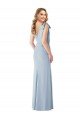 Sydney V-Back Bow Shoulder Trumpet Bridesmaid Dress / Prom Dress