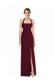 Sydney Tie Halter Open Back Trumpet Bridesmaid Dress / Prom Dress