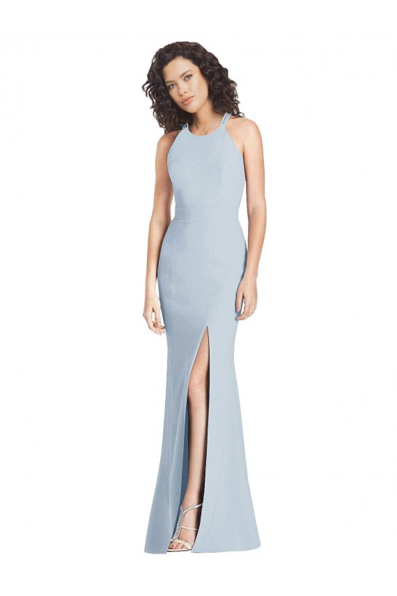 Sydney Criss Cross Open Back Trumpet Bridesmaid Dress / Prom Dress