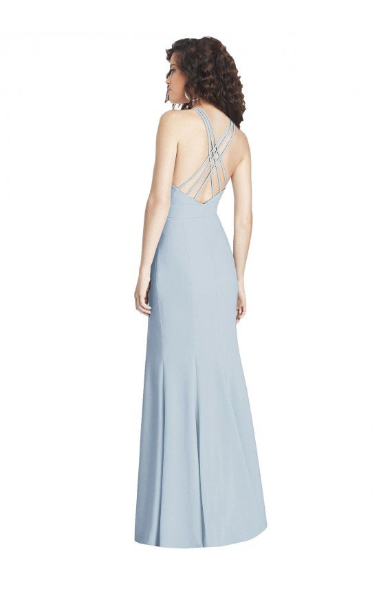 Sydney Criss Cross Open Back Trumpet Bridesmaid Dress / Prom Dress