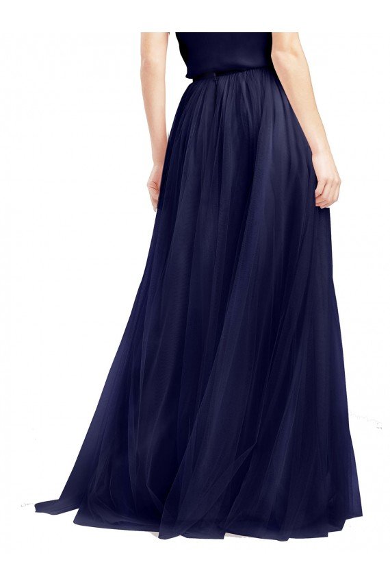 Sydney Long A-Line High Neck Halter Tulle Bridesmaid Dress